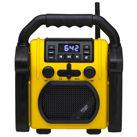 radio portabil ipx54 bt, aux ad 1911 adler - imagine 13